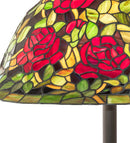 Meyda 62" High Tiffany Rosebush Floor Lamp - 229110