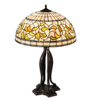 Meyda 30" High Tiffany Turning Leaf Table Lamp- 229126