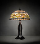 Meyda 30" High Tiffany Turning Leaf Table Lamp- 229126