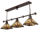 Meyda 48" Long Nuevo Mission 3 Light Island Pendant 230064