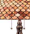 Meyda 30" High Fishscale Table Lamp - 230385