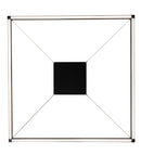 Meyda 60" Square Anillo Quadrato Pendant- 230423