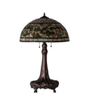 Meyda 31" High Tiffany Turning Leaf Table Lamp- 230449