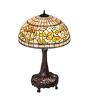 Meyda 31" High Tiffany Turning Leaf Table Lamp- 230449