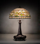 Meyda 31" High Tiffany Turning Leaf Table Lamp- 230449