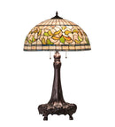 Meyda 31" High Tiffany Turning Leaf Table Lamp- 230449