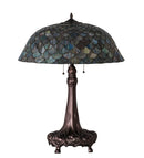 Meyda 31" High Tiffany Fishscale Table Lamp - 230462