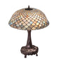Meyda 31" High Tiffany Fishscale Table Lamp - 230462