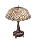 Meyda 31" High Tiffany Fishscale Table Lamp - 230462