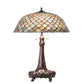 Meyda 31" High Tiffany Fishscale Table Lamp - 230462