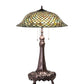 Meyda 31" High Tiffany Fishscale Table Lamp - 230465
