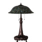 Meyda 31" High Tiffany Fishscale Table Lamp - 230465