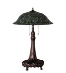 Meyda 31" High Tiffany Fishscale Table Lamp - 230465