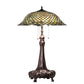 Meyda 31" High Tiffany Fishscale Table Lamp - 230465