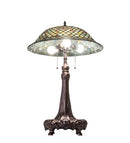 Meyda 31" High Tiffany Fishscale Table Lamp - 230465
