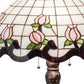 Meyda 33" High Roseborder Table Lamp- 230471