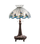 Meyda 32" High Roseborder Table Lamp - 230472