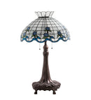 Meyda 32" High Roseborder Table Lamp - 230472
