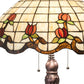 Meyda 33" High Roseborder Table Lamp - 230473