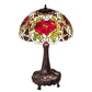 Meyda 31" High Renaissance Rose Table Lamp- 230476