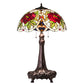 Meyda 31" High Renaissance Rose Table Lamp- 230476
