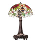 Meyda 31" High Renaissance Rose Table Lamp- 230476