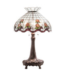 Meyda 33" High Roseborder Table Lamp - 230639