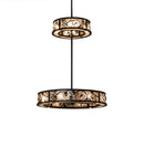 Meyda 56" Wide Whispering Pines 2 Tier Chandel-Air 230929