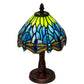 Meyda 13" High Tiffany Hanginghead Dragonfly Mini Lamp- 230981
