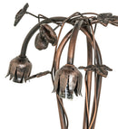 Meyda 58" High Pond Lily 3 Light Floor Base '23175