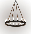 Meyda 60" Wide Costello Ring 16 Light Chandelier 232158