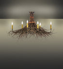 Meyda 36"W Twigs 8 LT Semi-Flushmount 23222