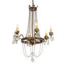 Meyda 28" Wide Dominique Chandelier- 232504