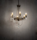 Meyda 28" Wide Dominique Chandelier- 232504