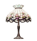Meyda 26" High Roseborder Table Lamp- 232791