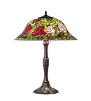 Meyda 26" High Tiffany Rosebush Table Lamp- 232799