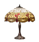 Meyda  26" High Tiffany Hanginghead Dragonfly Table Lamp- 232803