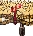 Meyda  26" High Tiffany Hanginghead Dragonfly Table Lamp- 232803