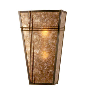 Meyda 12" Wide Triangulator Wall Sconce 23304