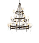 Meyda 56" Wide Amaury 21 Light Three Tier Chandelier- 233662
