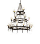 Meyda 56" Wide Amaury 21 Light Three Tier Chandelier- 233662