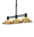 Meyda 48" Long Prairie Arrowhead 3 Light Pendant 233797