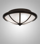 Meyda 16" Wide Commerce Semi-Flushmount 234638