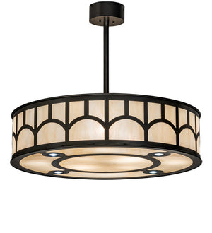 Meyda 37" Wide Mission Hill Top Pendant 235016
