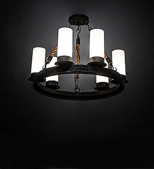 Meyda 16" Wide Costello Ring 6 Light Chandelier 236458