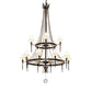 Meyda 48" Wide Amaury 15 Light Two Tier Chandelier- 236985