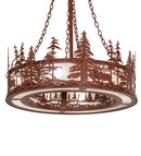 Meyda 36" Wide Elk at Dusk Pendant 238683
