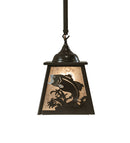 Meyda 8" Square Fly Fishing Pendant 239060