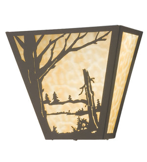 Meyda 13"W Quiet Pond Wall Sconce 23954