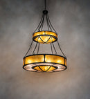 Meyda 46" Wide Kleba Two Tier Pendant 240509